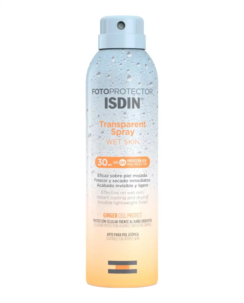 Isdin - Fotoprotector Transparent Spray Wet Skin SPF 30 - Isdin - Comparador de precios