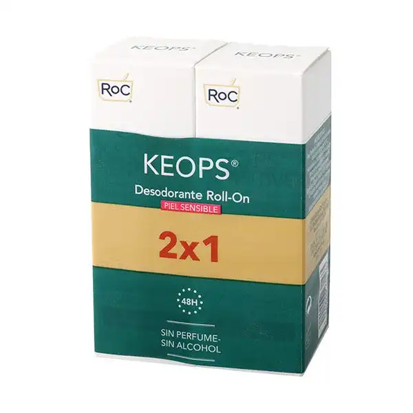 Keops Pack Desodorante Roll-On - Roc - Comparador de precios