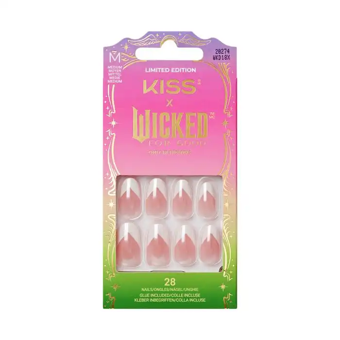 Kiss x Wicked For Good Good News Glinda Set de Uñas Postizas - Kiss - Comparador de precios