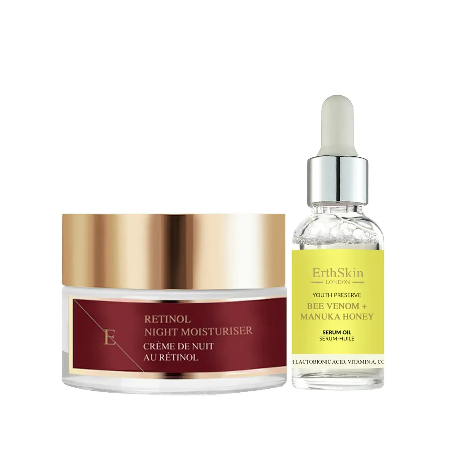 Kit de reparación y cuidado nocturno Set de tratamiento facial - ErthSkin London - Comparador de precios