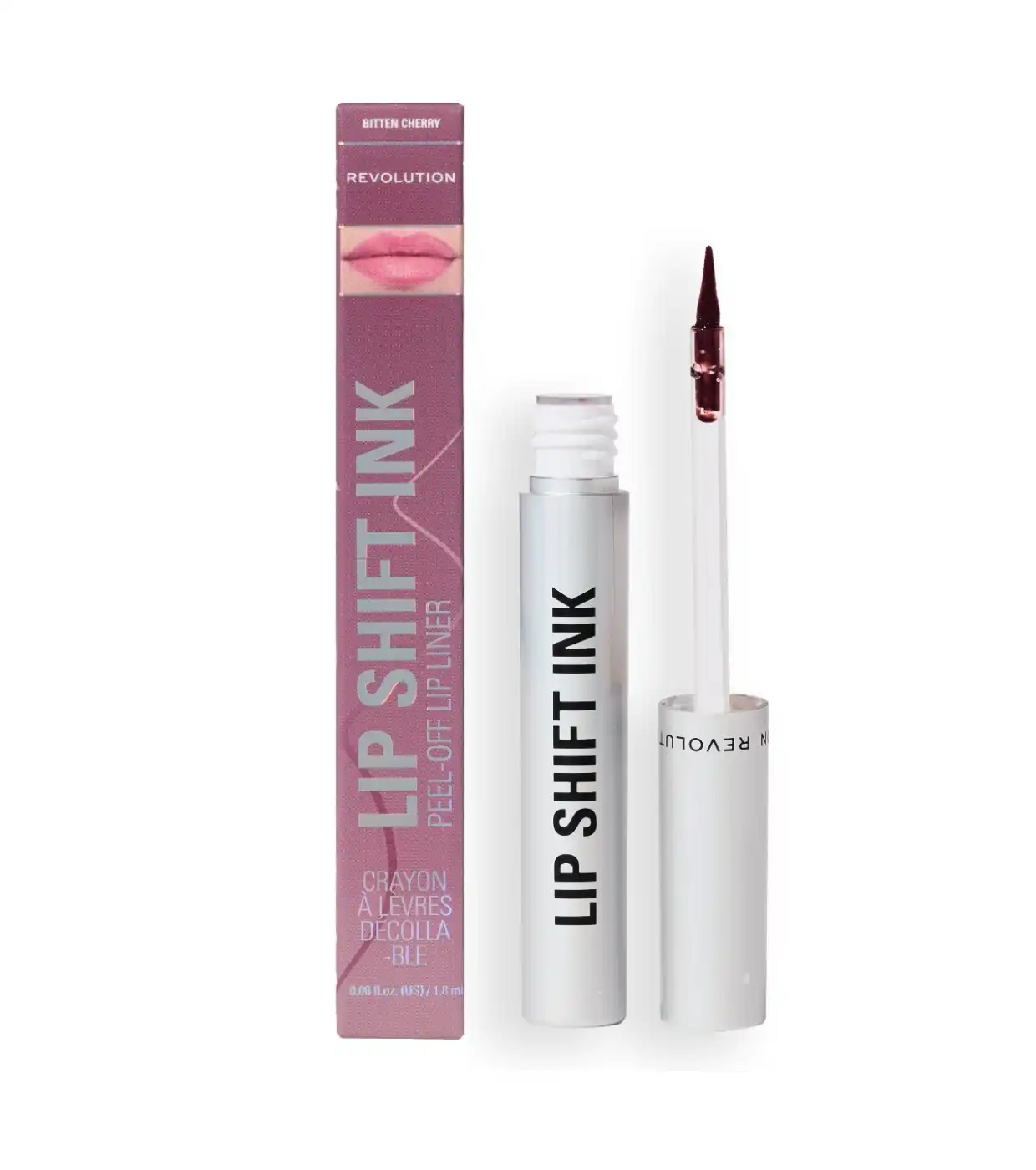 Makeup Revolution - Delineador de labios Lip Shift Ink Peel Off - Bitten Cherry - Makeup Revolution - Comparador de precios