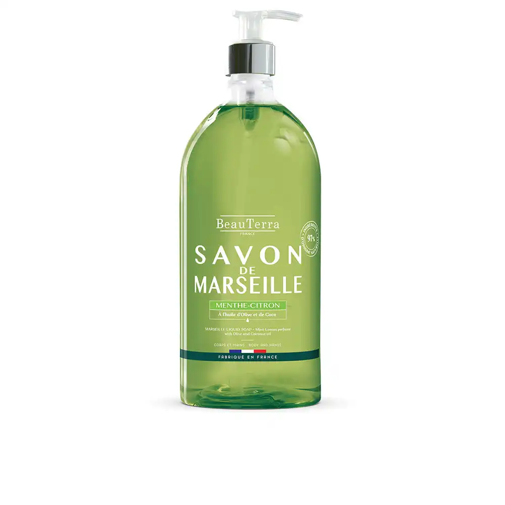 Marseille jabón menta-limón 1000 ml - BEAUTERRA - Comparador de precios