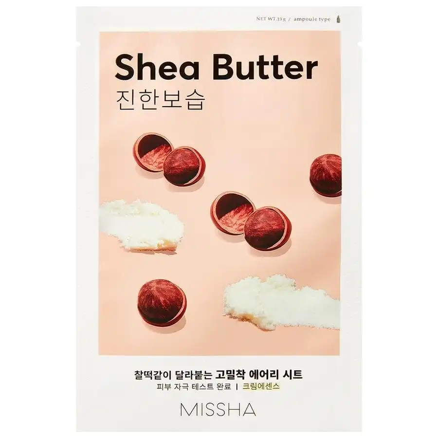 Missha - Airy Fit Sheet Mask Shea Butter Mascarillas hidratantes 19 g unisex - Missha - Comparador de precios