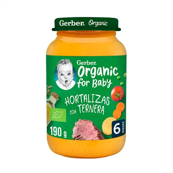 Organic Hortalizas Y Ternera - Gerber - Comparador de precios