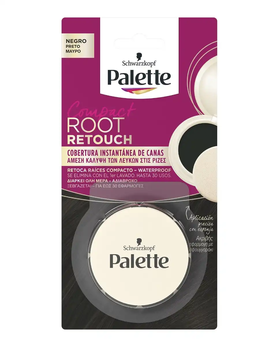 Palette - Crema Colorante Semipermanente Retoca Raíces Compacto - Palette - Comparador de precios