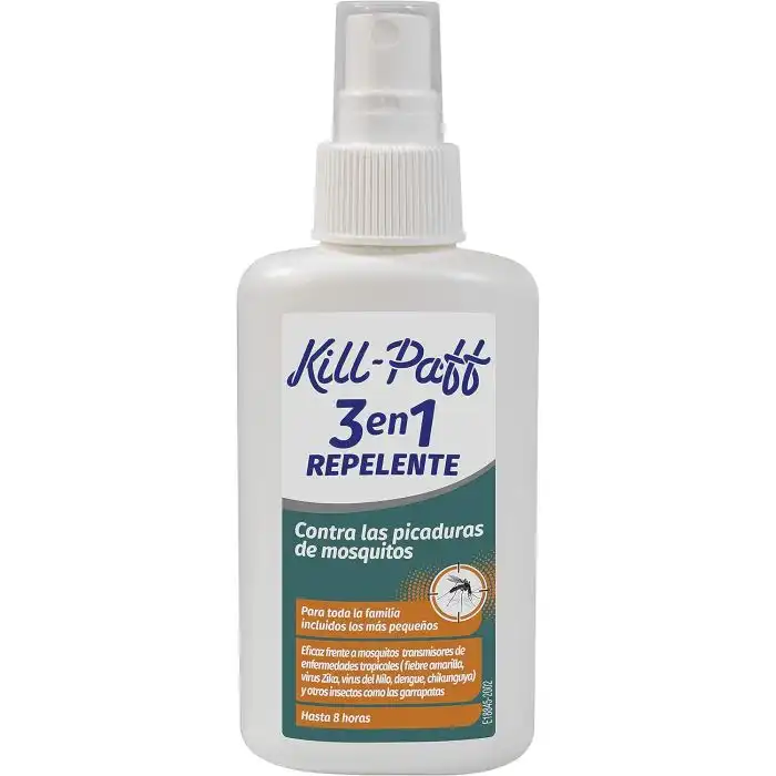 Repelente de Mosquitos 3 en 1 100 ml - KILL PAFF - Comparador de precios