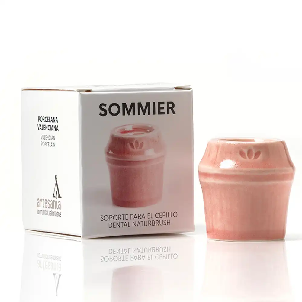 Sommier soporte para cepillo dental #rojo 1 pz - NATURBRUSH - Comparador de precios