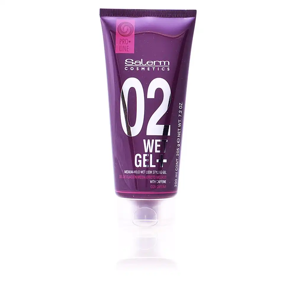 Wet GEL+ medium hold wet look styling gel 200 ml - Salerm - Comparador de precios