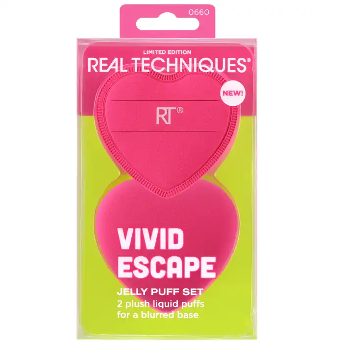 Vivid Escape Jelly Puff Set de Esponjas - Real Techniques - Comparador de precios