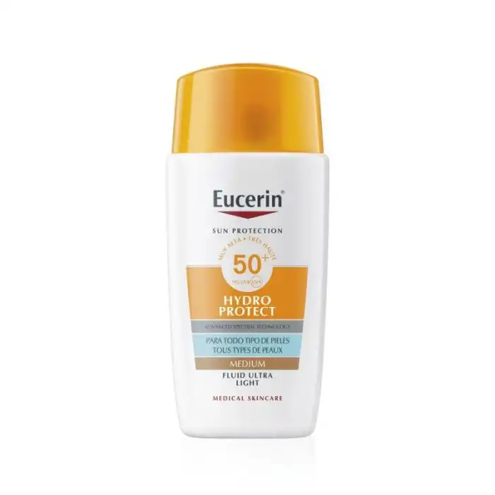 Sun Face Hydro Protect Fluid FPS50+ Tinted Medio 50 ml - Eucerin - Comparador de precios