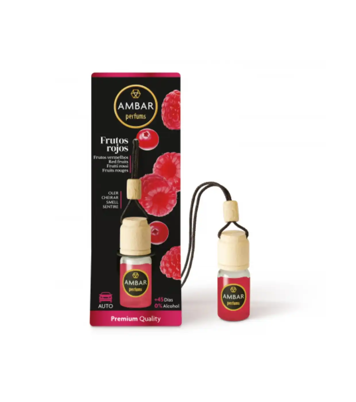 AMBAR Perfums - Ambientador para coche - Frutos rojos - Ambar Perfums - Comparador de precios