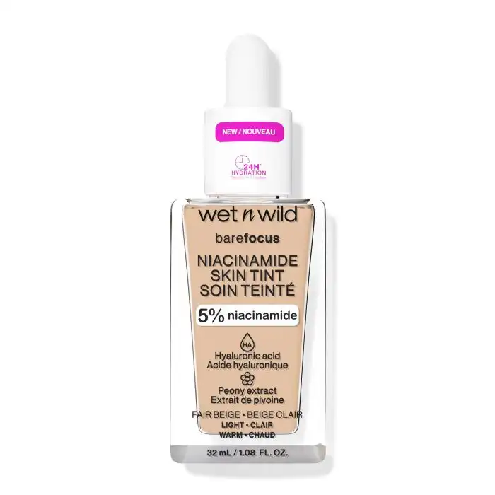 Base de Maquillaje Bare Focus Niacinamide Skin Tint - WET n WILD - Comparador de precios