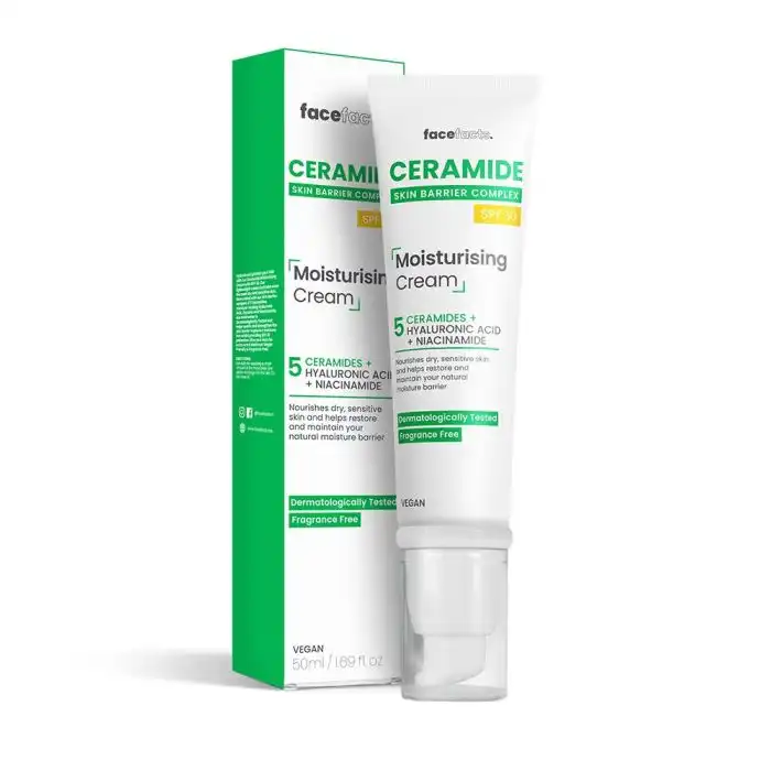 Ceramide Crema Hidratante SPF30 50 ml - FACEFACTS - Comparador de precios