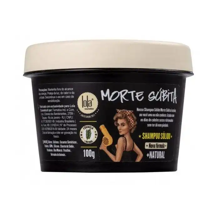 Champú Sólido Morte Súbita 100 gr - Lola Cosmetics - Comparador de precios