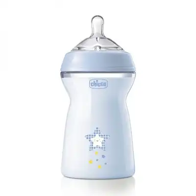Chicco Chicco Biberón Naturalfeeling Flujo Rápido Azul 6M+, 330 ml - Chicco - Comparador de precios