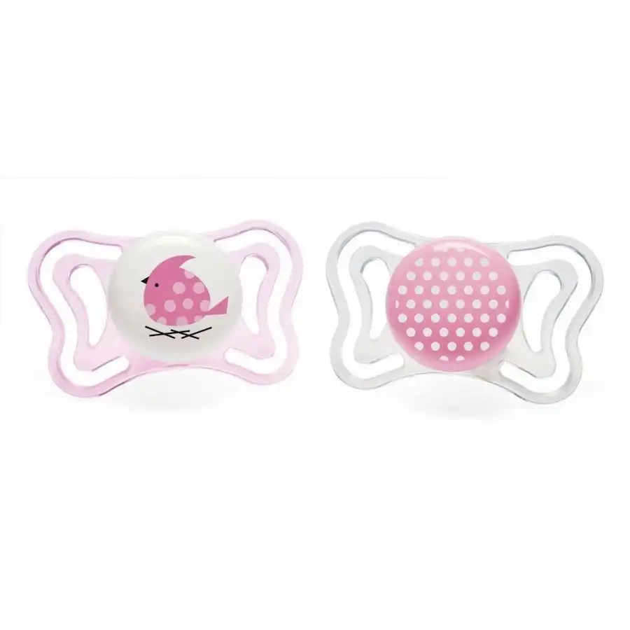 Chicco - Chupete Physiolight 2-6M Silicona Rosa 2 Uds Chupetes 1 pieces unisex - Chicco - Comparador de precios