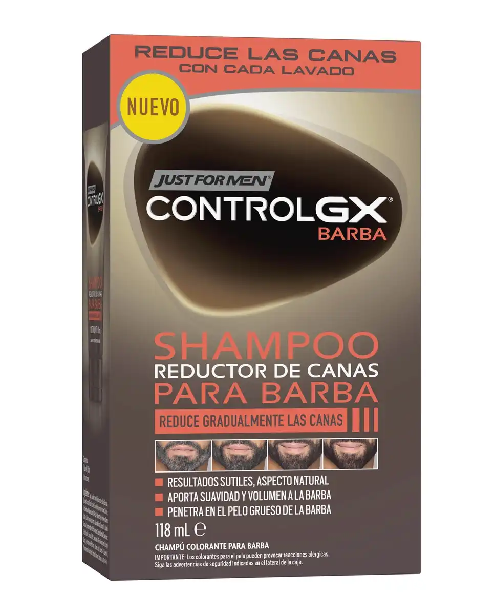 CONTROL GX - Champú Colorante Para Barba Just For Men - CONTROL GX - Comparador de precios