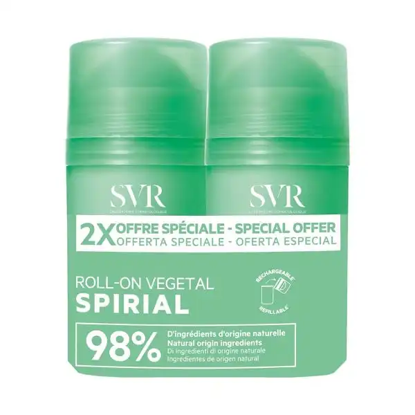 Duplo Desodorante Roll-On Vegetal - LABORATOIRES SVR - Comparador de precios