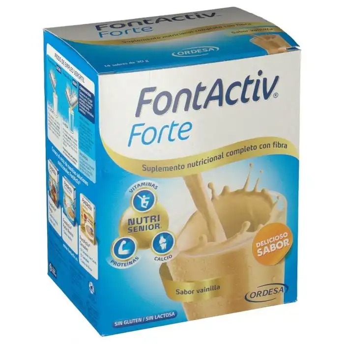 Fontactiv Forte Suplemento Nutricional Vainilla 14 gr - Ordesa - Comparador de precios