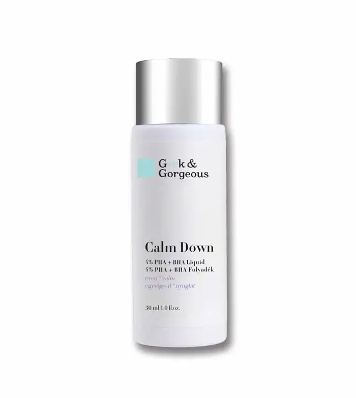 Geek & Gorgeous - Exfoliante calmante 4% PHA + BHA Calm Down - Piel sensible 30ml - Geek & Gorgeous - Comparador de precios