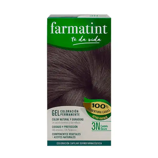 Gel Coloración Permanente Castaño Oscuro - Farmatint - Comparador de precios