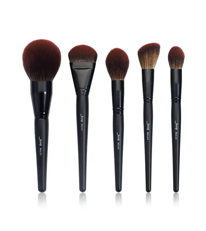 Jessup Beauty - Set de brochas 5 piezas Black Face Collection - T273: Makeup Lover (Phantom Black) - Jessup Beauty - Comparador de precios