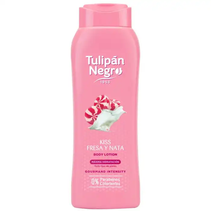 Kiss Fresa y Nata Body Lotion 400 ml - Tulipan Negro - Comparador de precios