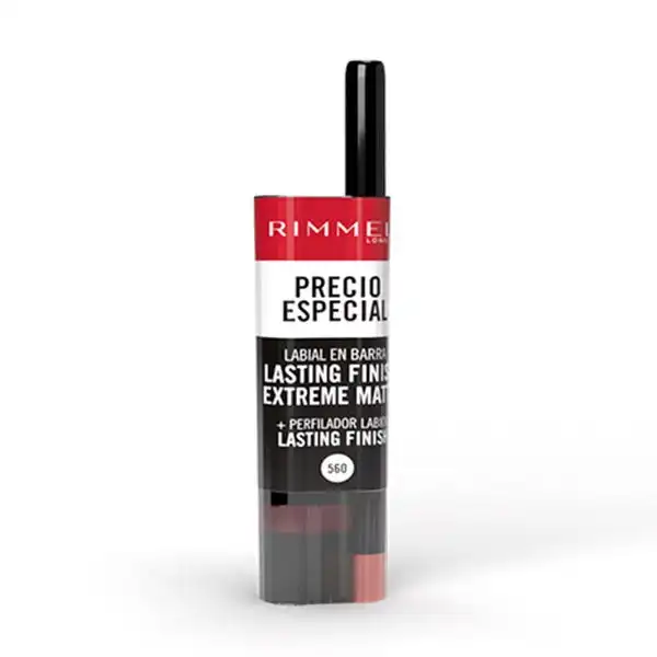 Lasting Finish Extreme Matte Lipstick + Lipliner Lasting Finish 560 - Rimmel London - Comparador de precios