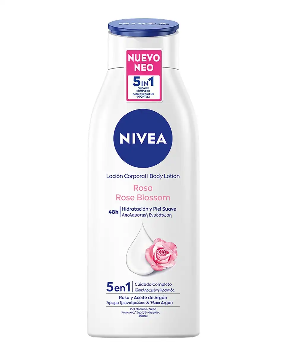 NIVEA - Loción Corporal Rosa Blossom 5 En 1 Cuidado Completo - Nivea - Comparador de precios