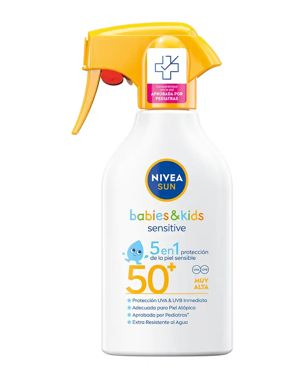 NIVEA - Spray Solar En Pistola Sensitive Babies & Kids SPF 50+ Sun - Nivea - Comparador de precios