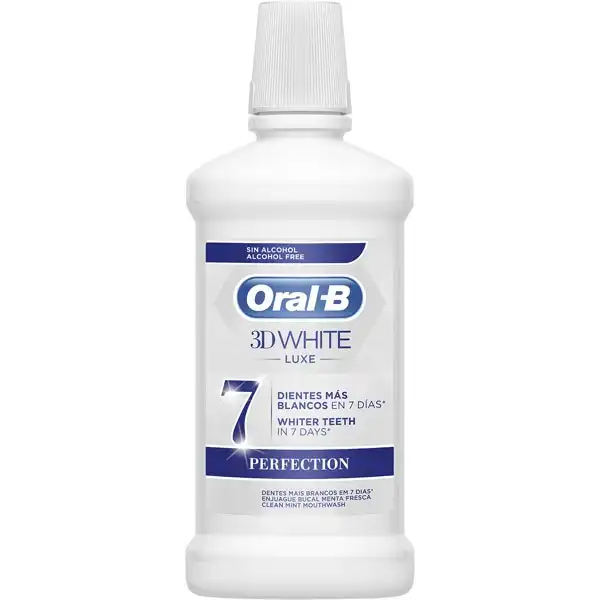 Oral-B 3D White Luxe Brillo Seductor 500 ml Enjuague Bucal - Oral-B - Comparador de precios