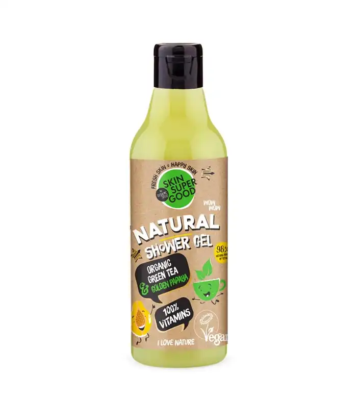 Organic Shop - *Skin Super Good* - Gel de ducha natural - Té verde orgánico y papaya dorada 250ml - Organic Shop - Comparador de precios