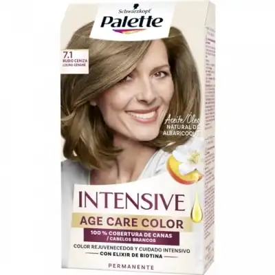 Palette Intensive Palette Intensive Age Care Color 7.1 Rubio Ceniza, 880 gr - Palette Intensive - Comparador de precios