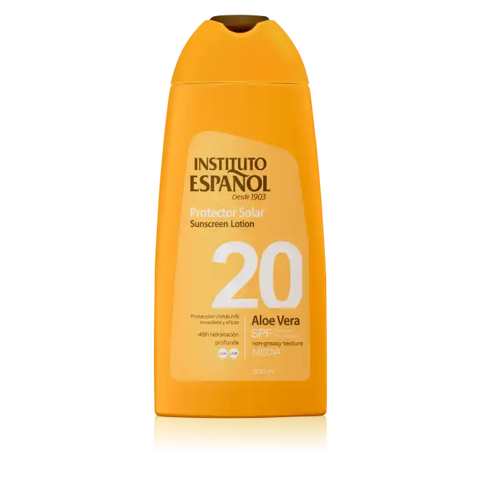 Protección Solar Loción Aloe Vera SPF20 300 ml - Instituto Español - Comparador de precios
