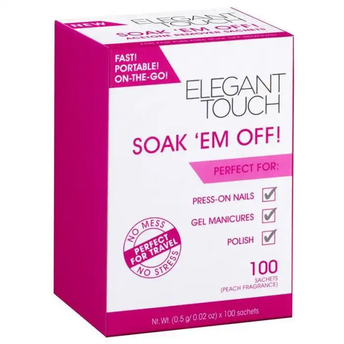 Quitaesmalte Soak 'Em off! Nail Polish Remover - Elegant Touch - Comparador de precios