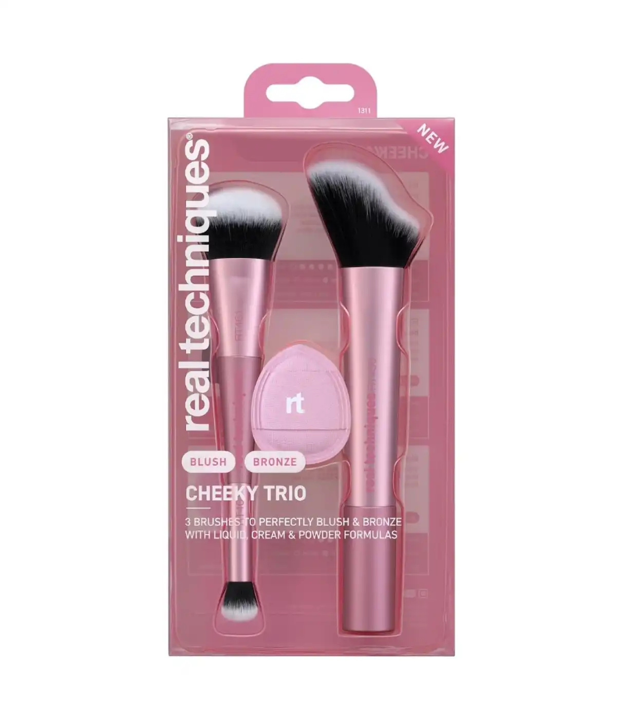 Real Techniques - Set de brochas Cheeky Trio - Real Techniques - Comparador de precios