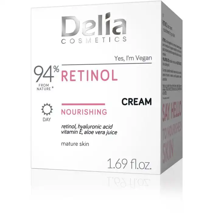 Retinol Nourishing Cream Crema Facial Nutritiva con Retinol 50 ml - Delia - Comparador de precios