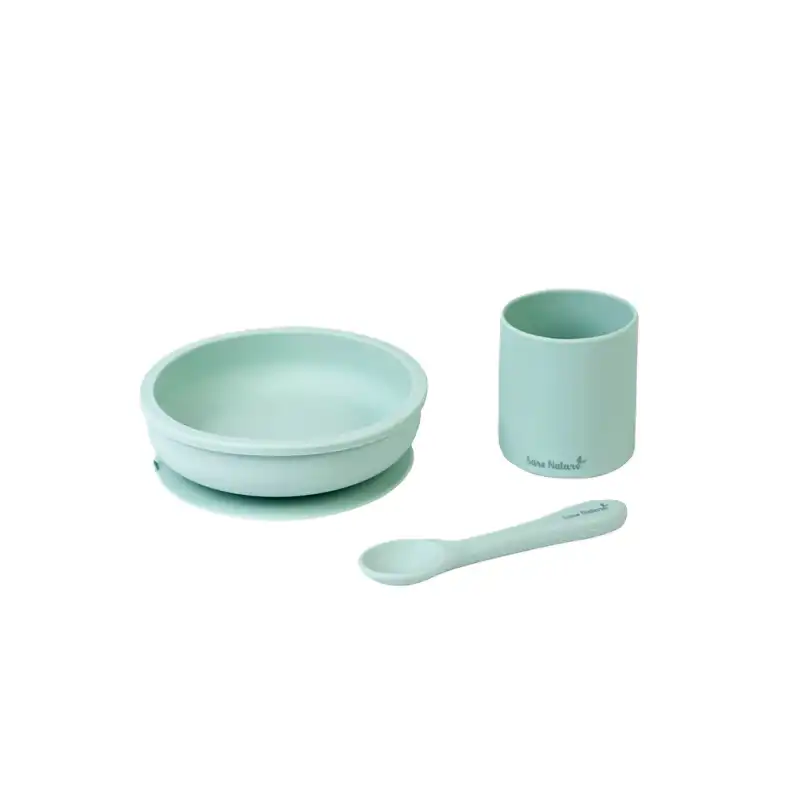 Set De AlimentaciÓn 3 Piezas De Silicona Verde - SARO - Comparador de precios