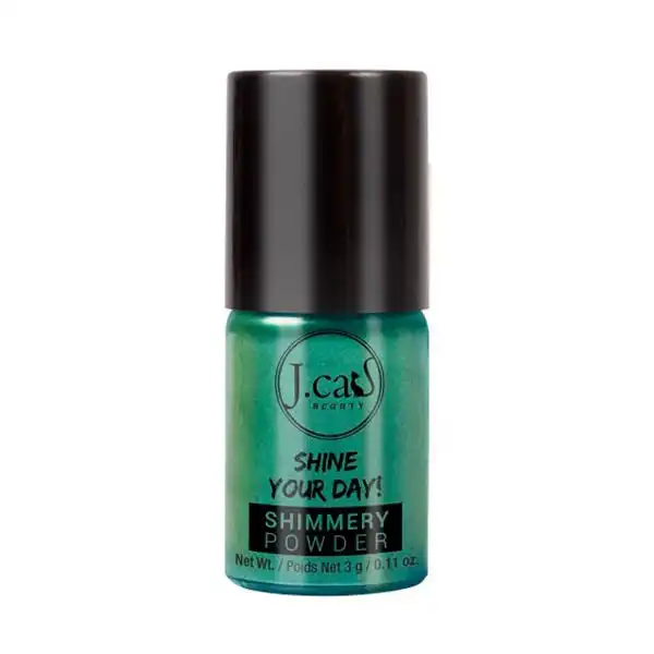 Shine Your Day Shimmery Powder Joyful Emerald - J.CAT - Comparador de precios