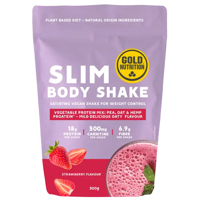 Slim Body Shake Fresa 300 ml - GoldNutrition - Comparador de precios