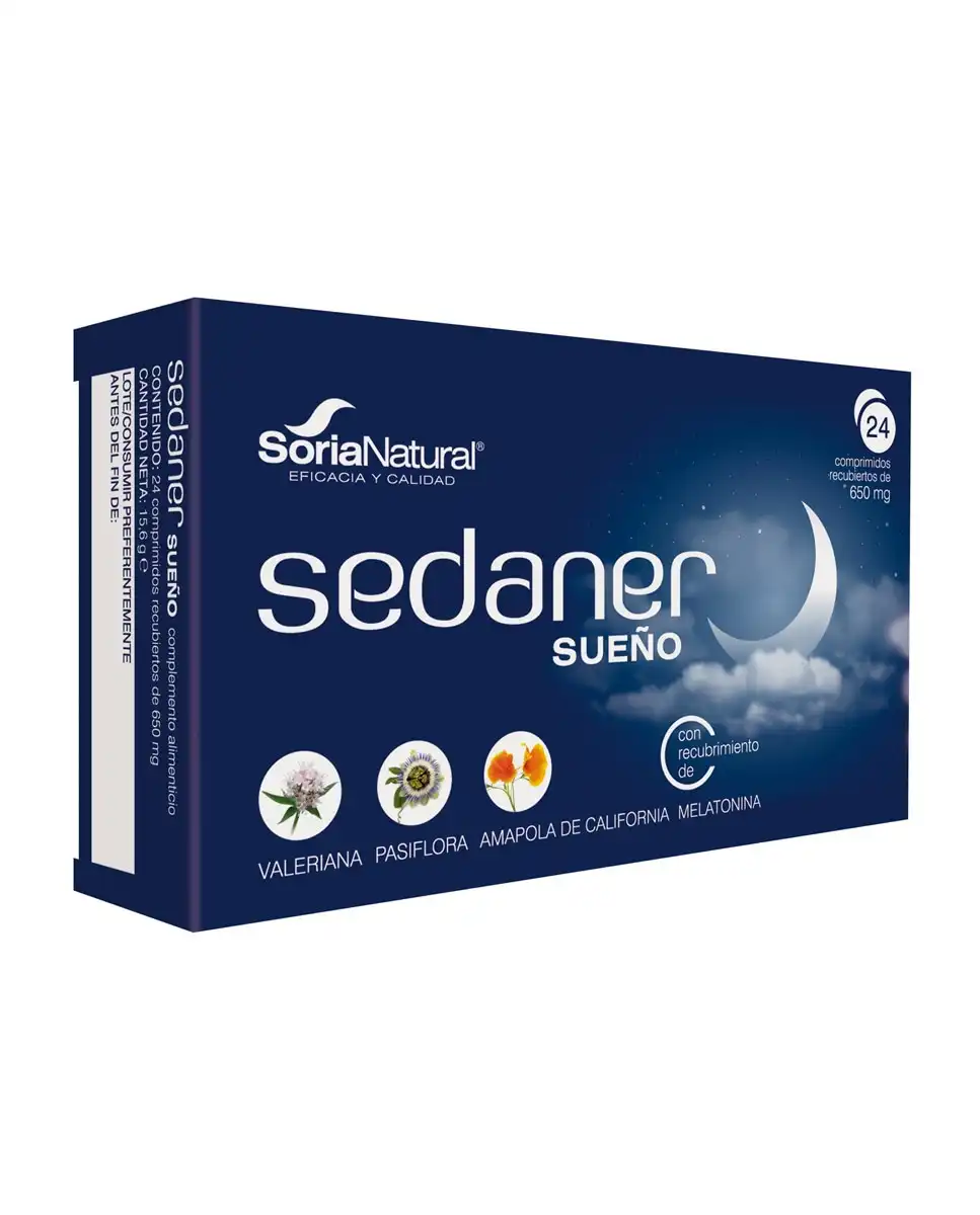 Soria Natural - 24 Comprimidos Sedaner Sueño - Soria Natural - Comparador de precios