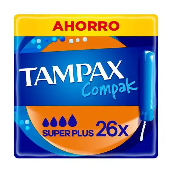Tampax Tampax Compak Superplus , 26 un - Tampax - Comparador de precios