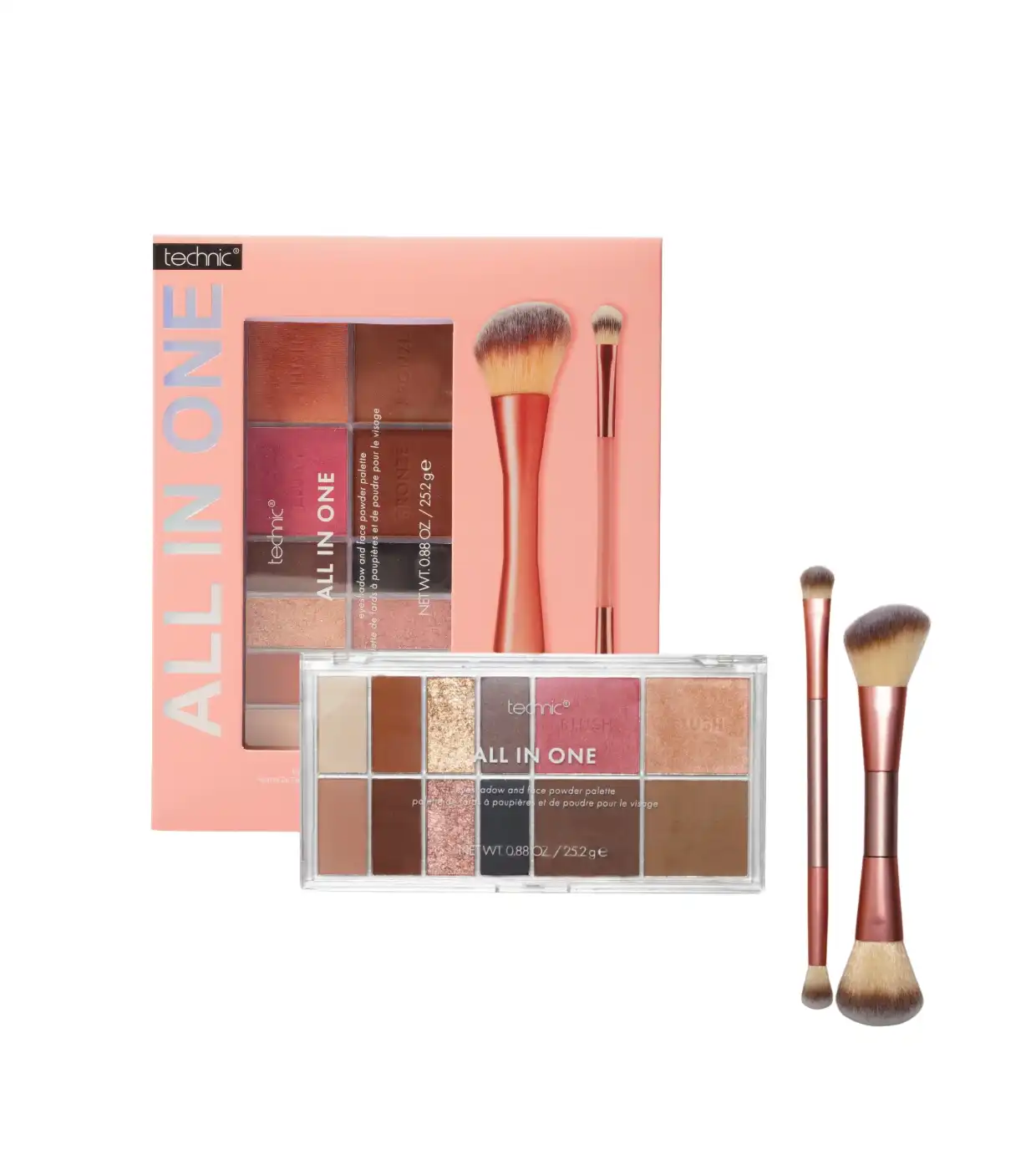 Technic Cosmetics - Set de maquillaje All in One Palette & Brushes - Technic Cosmetics - Comparador de precios