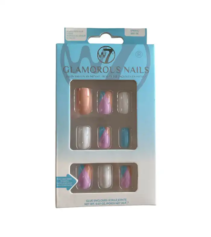 W7 - Uñas postizas Glamorous Nails - Spring Break - W7 - Comparador de precios