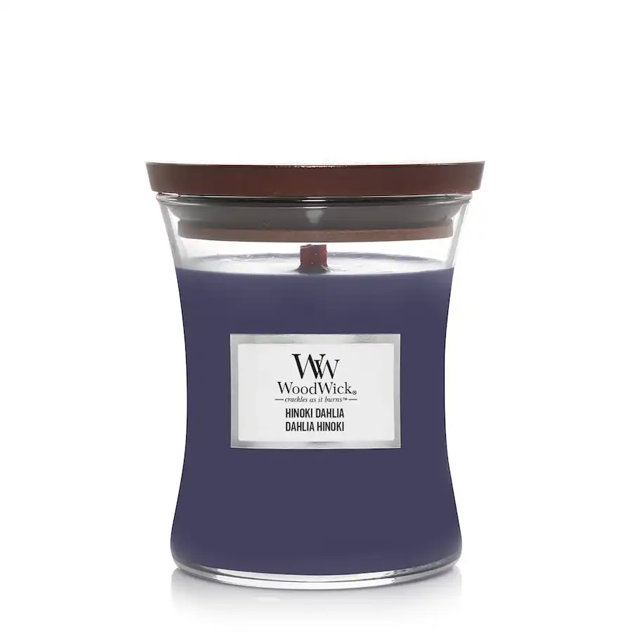 WoodWick - Hourglass Dalia Hinoki mediana Velas 275 g unisex - WoodWick - Comparador de precios