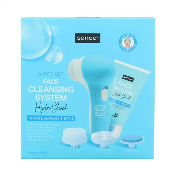 6 Pcs Set Face Cleansing System - SENCE BEAUTY - Comparador de precios