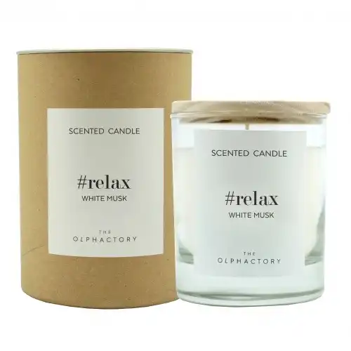 Ambientair Vela Vaso 40 horas White Musk The Olphactory, 200 gr - Ambientair - Comparador de precios