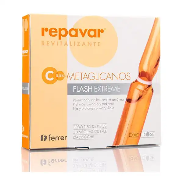 Ampollas Flash Extreme Revitalizante - Repavar - Comparador de precios
