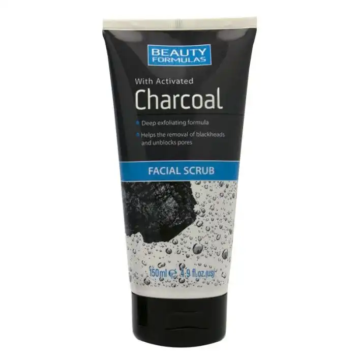 Charcoal Facial Scrub 150 ml - Beauty Formulas - Comparador de precios