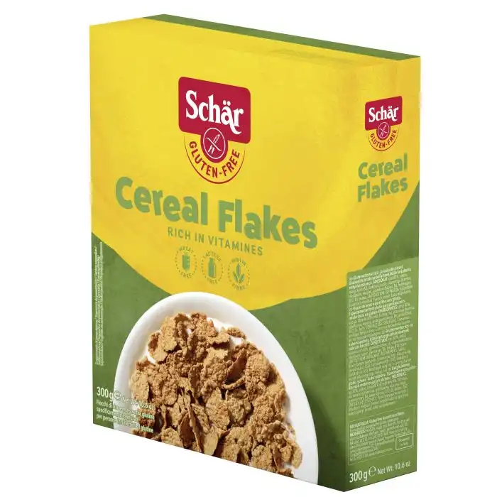 Copos de Cereales sin Gluten y sin Lactosa 300 gr - Dr Schär - Comparador de precios